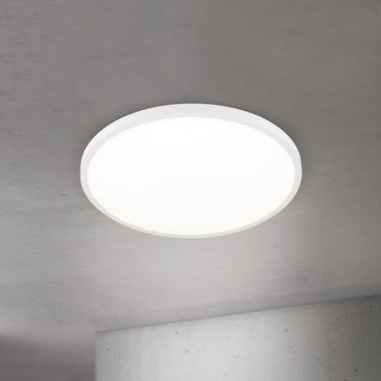 LED-dimbar taklampa DISC LED/46W/230V 2700/3000/4000K Ø 60 cm vit