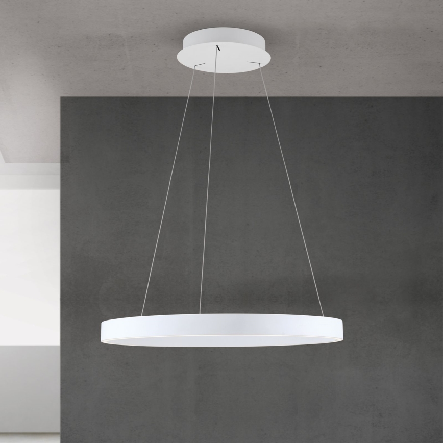 Dimbar LED-pendel på vajer KOLK LED/60W/230V 2700/3000/4000K Ø 60 cm vit