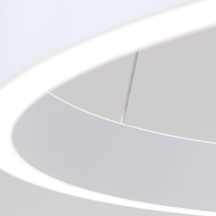 Dimbar LED-pendel på vajer KOLK LED/60W/230V 2700/3000/4000K Ø 60 cm vit