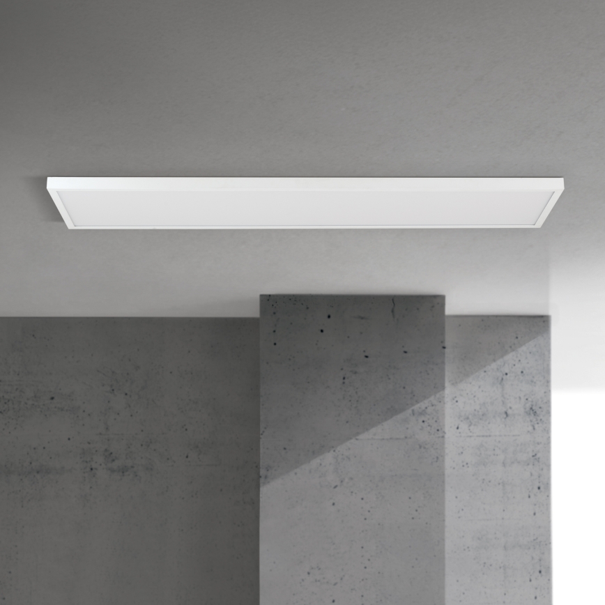 LED dimbar ytmonterad panel DISC LED/40W/230V 2700/3000/4000K 115x30 cm vit