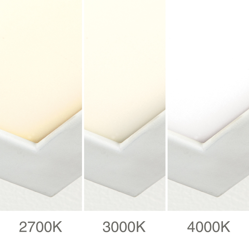 LED dimbar ytmonterad panel DISC LED/40W/230V 2700/3000/4000K 115x30 cm vit