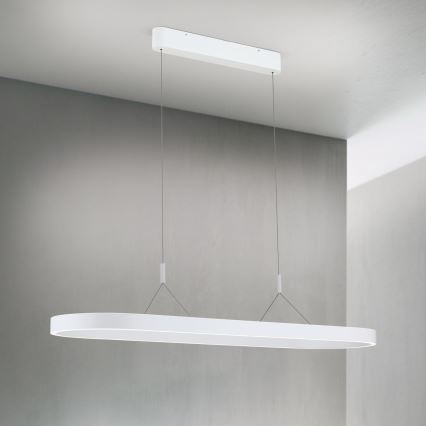 LED-pendel med vajer CARRARA LED/80W/230V 2700/3000/4000K vit