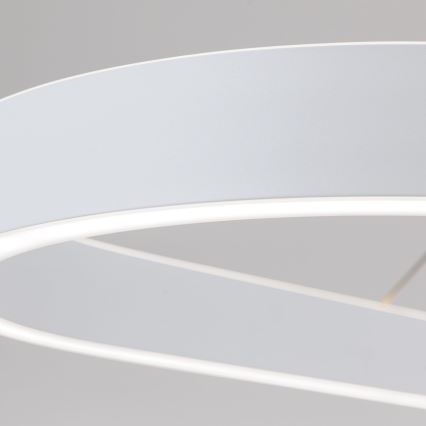 LED-pendel med vajer CARRARA LED/80W/230V 2700/3000/4000K vit