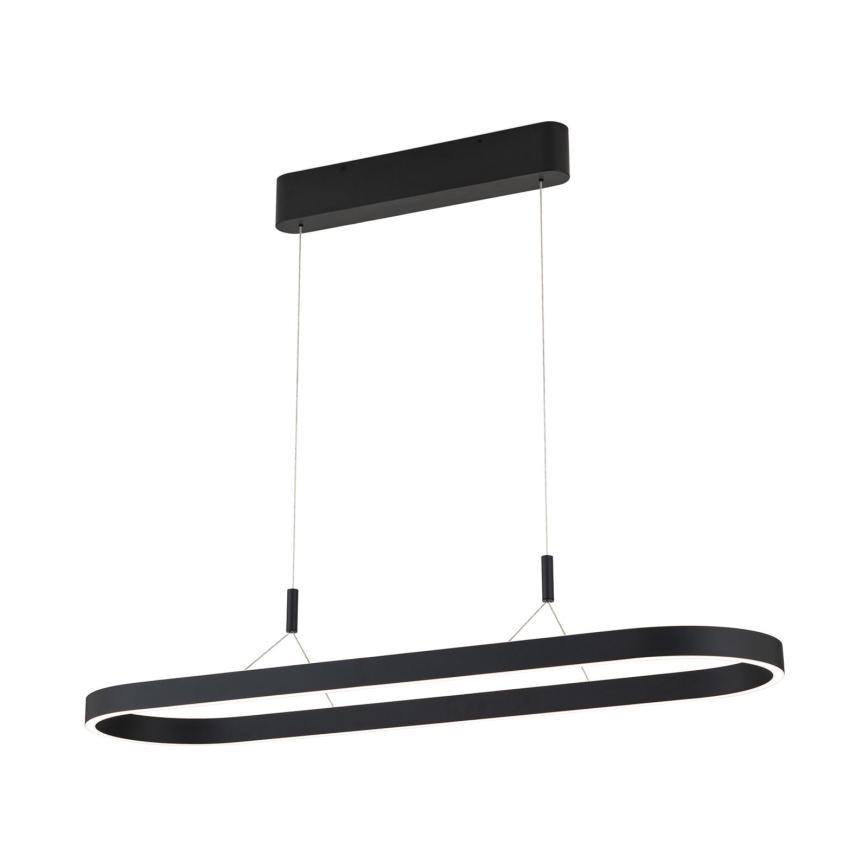 LED-ljuskrona på vajer CARRARA LED/80W/230V 2700/3000/4000K svart