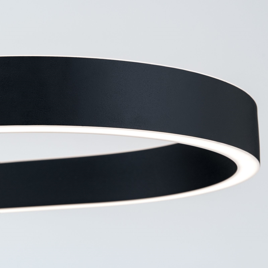 LED-ljuskrona på vajer CARRARA LED/80W/230V 2700/3000/4000K svart