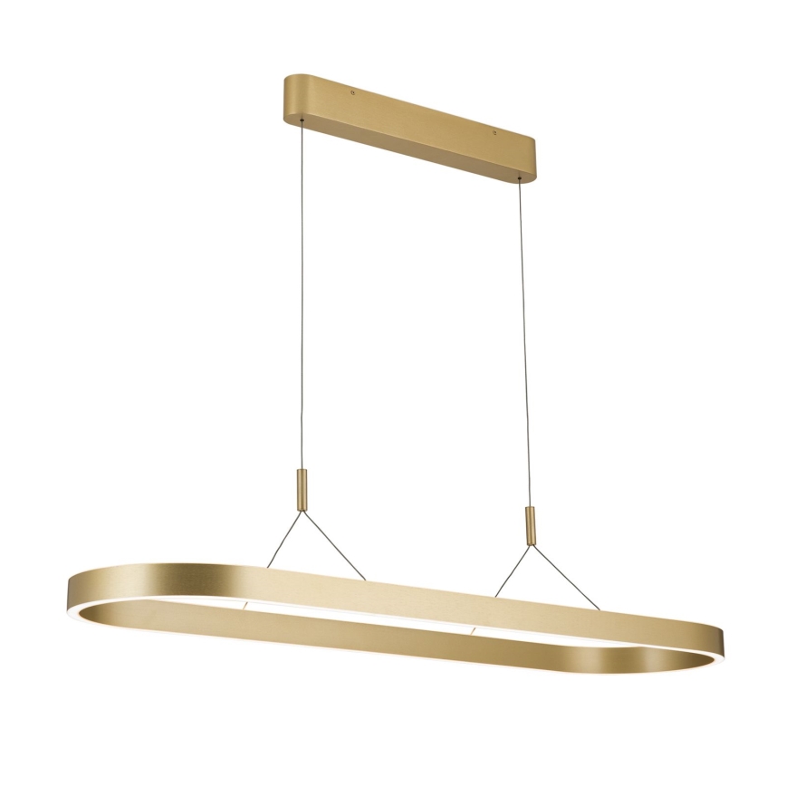 LED-pendel med vajer CARRARA LED/80W/230V 2700/3000/4000K guld