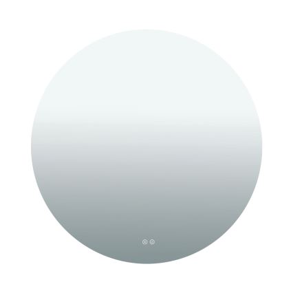 LED-badrumsspegel, uppvärmd, väggmonterad med belysning FOCUS LED/27W/230V 3000/4200/6000K Ø 80 cm IP44
