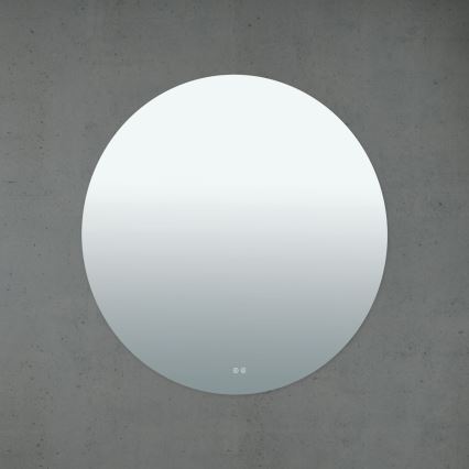 LED-uppvärmd väggspegel för badrum med bakgrundsbelysning FOCUS LED/30W/230V 3000/4200/6000K Ø 100 cm IP44