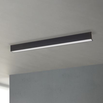 LED tak-/pendellampa 2-i-1 PALKKI LED/38W/230V 3000/4000/5000K svart