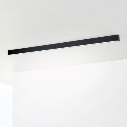 LED tak-/pendellampa 2-i-1 PALKKI LED/38W/230V 3000/4000/5000K svart