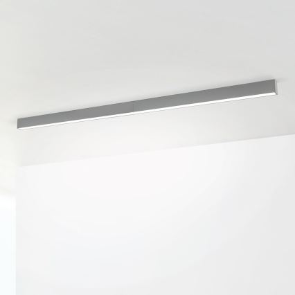 LED tak-/hänglampa 2-i-1 PALKKI LED/38W/230V 3000/4000/5000K grå