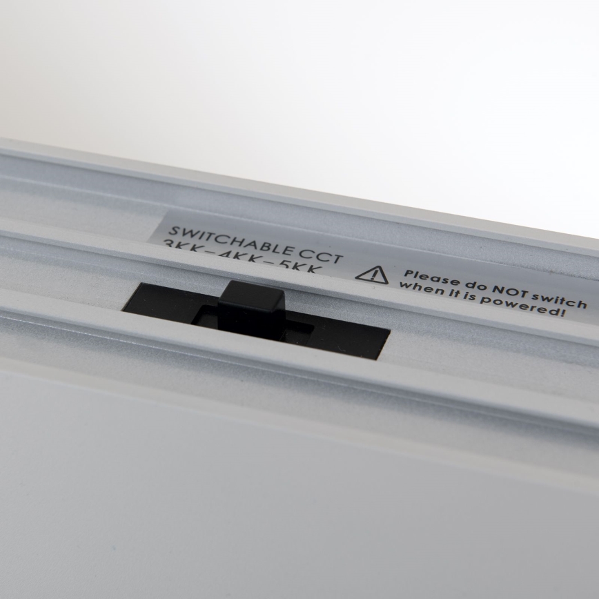 LED tak-/hänglampa 2-i-1 PALKKI LED/38W/230V 3000/4000/5000K grå