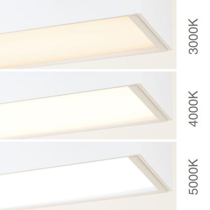 LED tak-/pendelarmatur 2-i-1 PALKKI LED/38W/230V 3000/4000/5000K vit