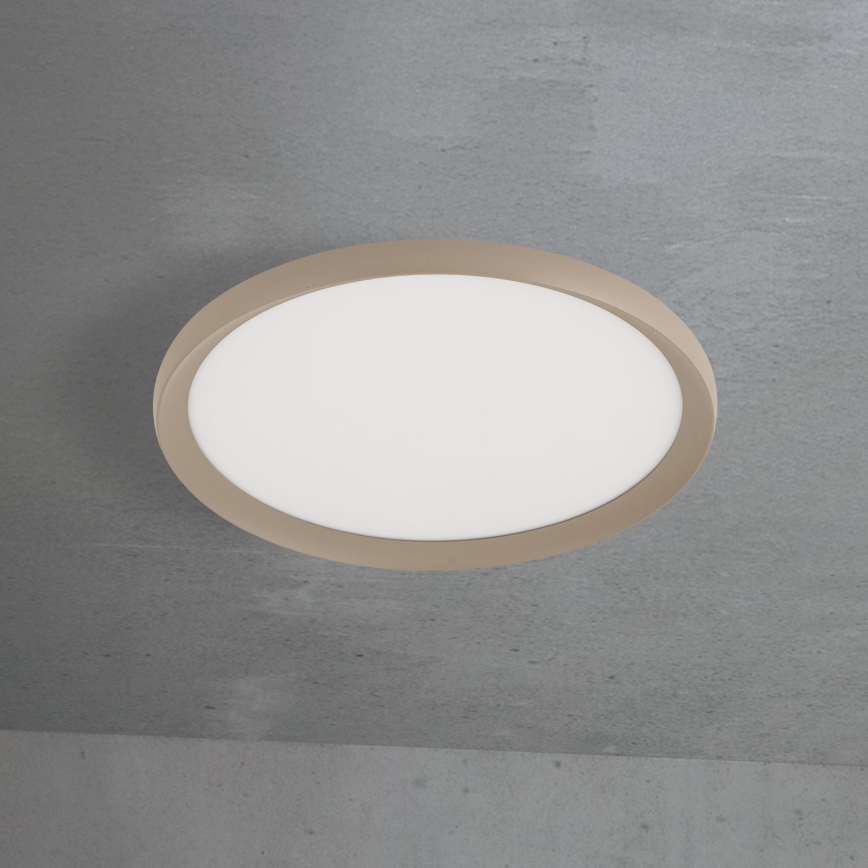 LED-taklampa KANT LED/30W/230V 2700/3000/4000K Ø 40 cm beige