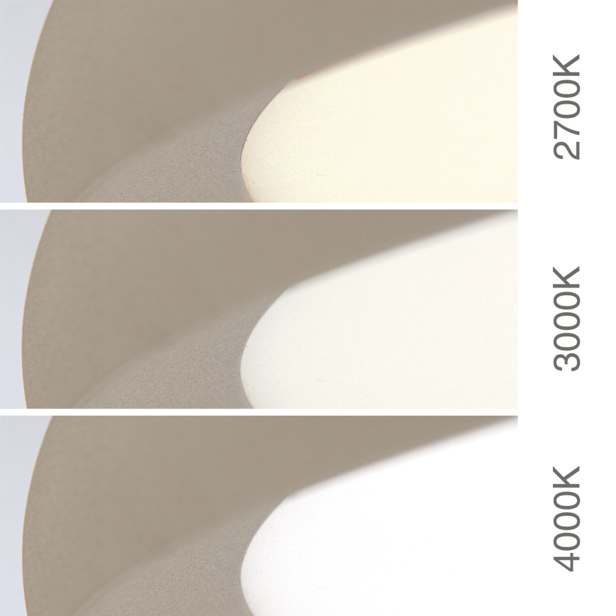 LED-taklampa KANT, 50 W, 230 V, 2700/3000/4000 K, Ø 60 cm, beige