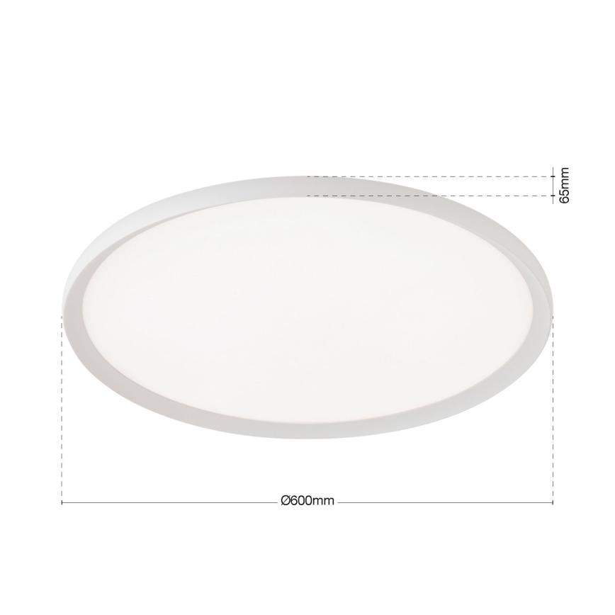 LED taklampa KANT LED/50W/230V 2700/3000/4000K Ø 60 cm vit