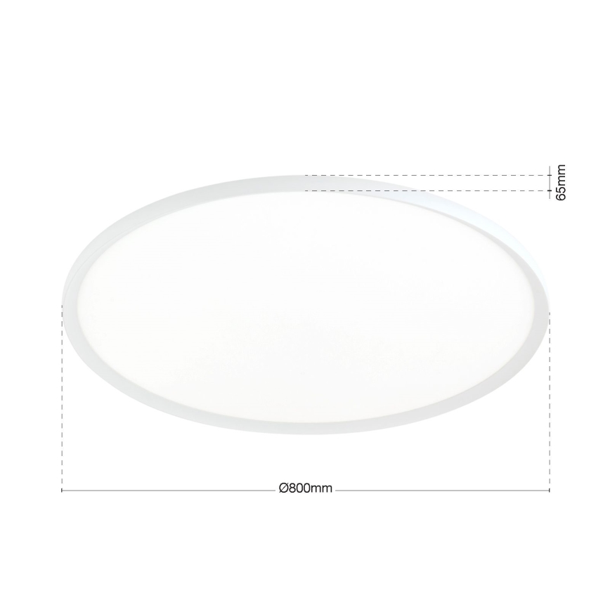 LED taklampa KANT LED/66W/230V 2700/3000/4000K Ø 80 cm vit
