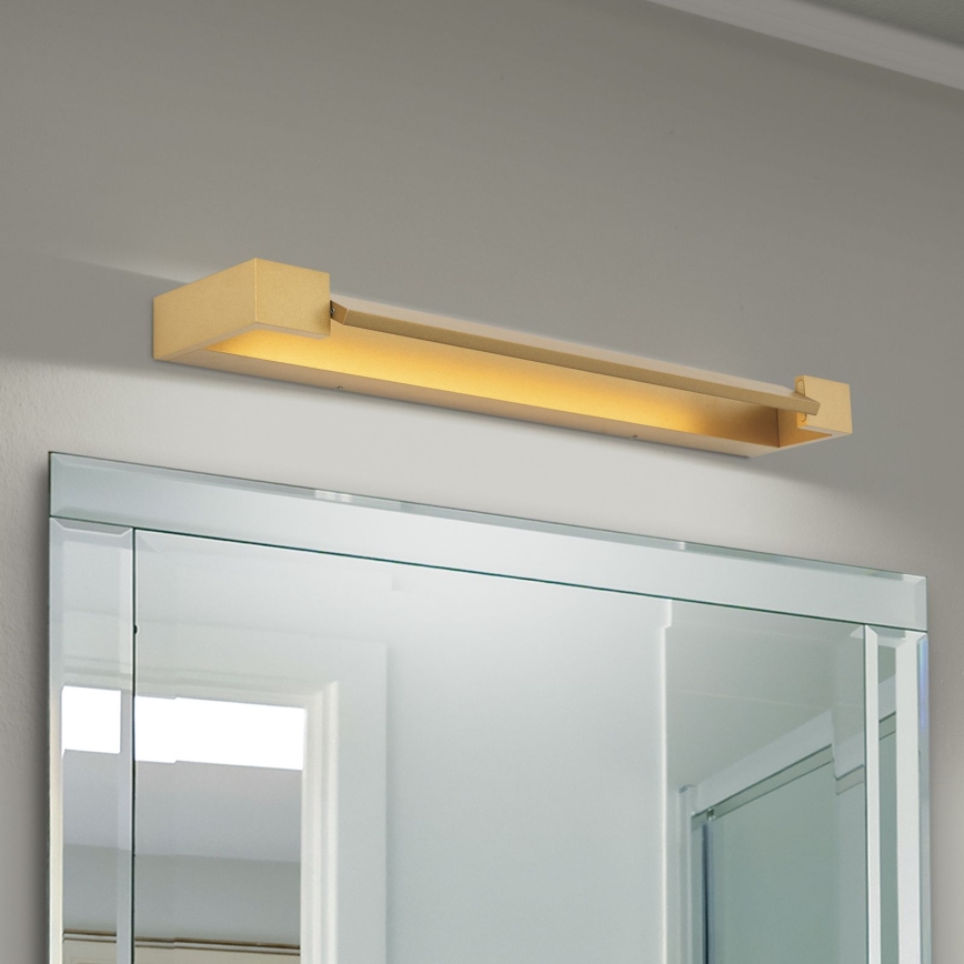 Badrumsspegel med LED-belysning MARILYN LED/18W/230V 60 cm IP44 guld