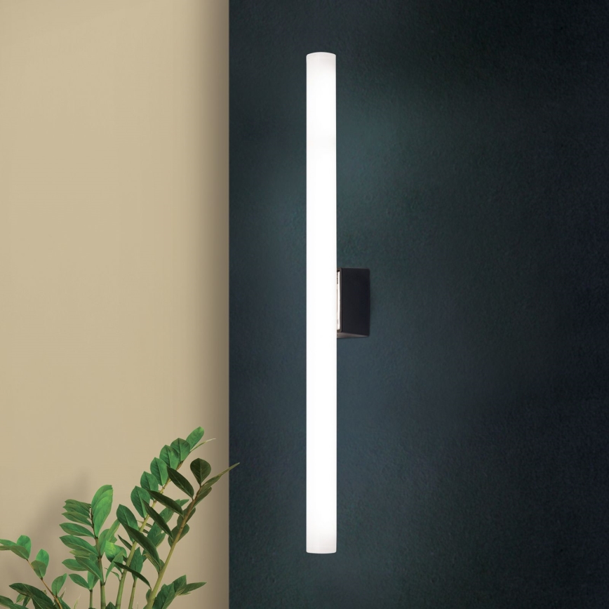 LED väggbelysning VISAGIST 1xS14d/8W/230V svart