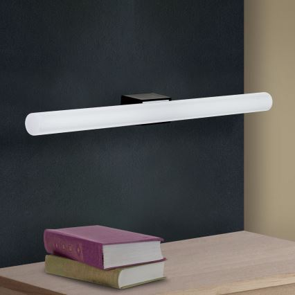 LED väggbelysning VISAGIST 1xS14d/8W/230V svart