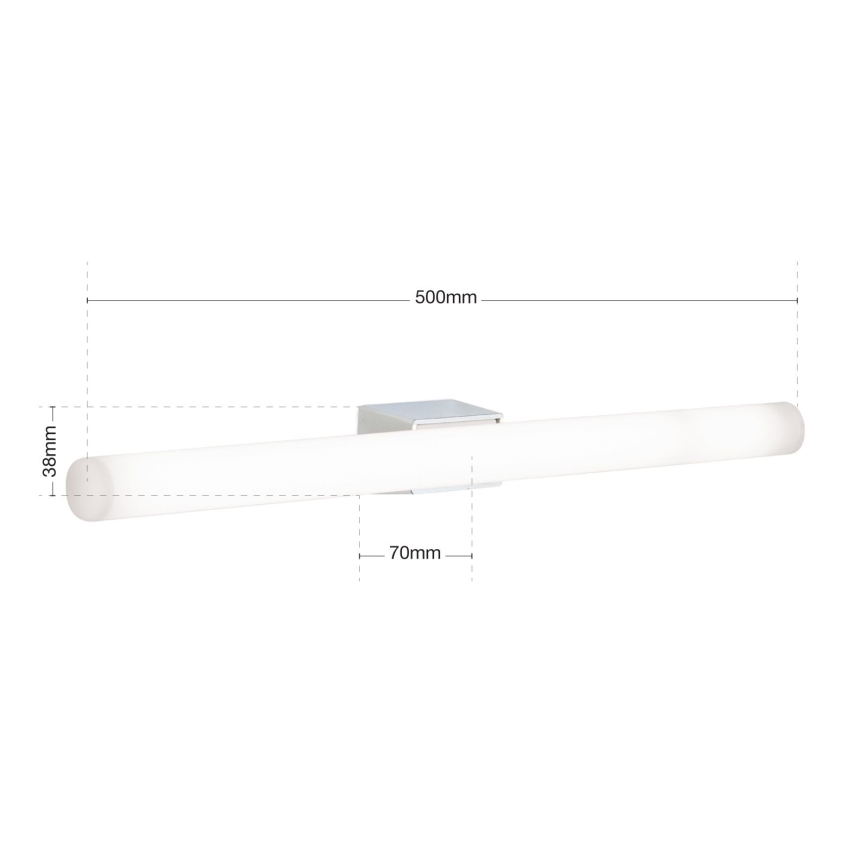 LED väggbelysning VISAGIST 1xS14d/8W/230V vit