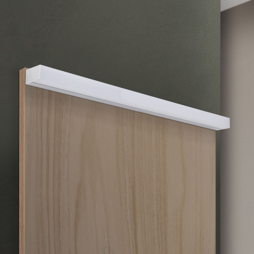 Badrumsspegel med LED-belysning HORIZON LED/18W/230V 3000/4000K 90 cm IP44 silver