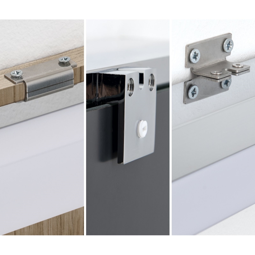 Badrumsspegel med LED-belysning HORIZON LED/18W/230V 3000/4000K 90 cm IP44 silver