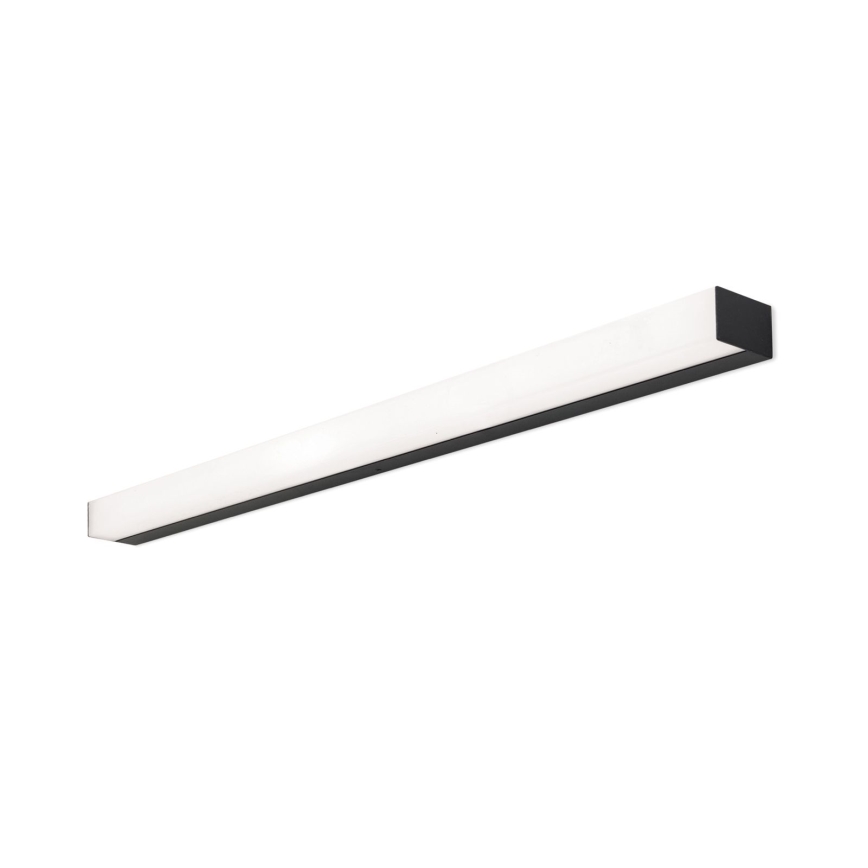 Badrumsspegel med LED-belysning HORIZON LED/18W/230V 3000/4000K 90 cm IP44 svart