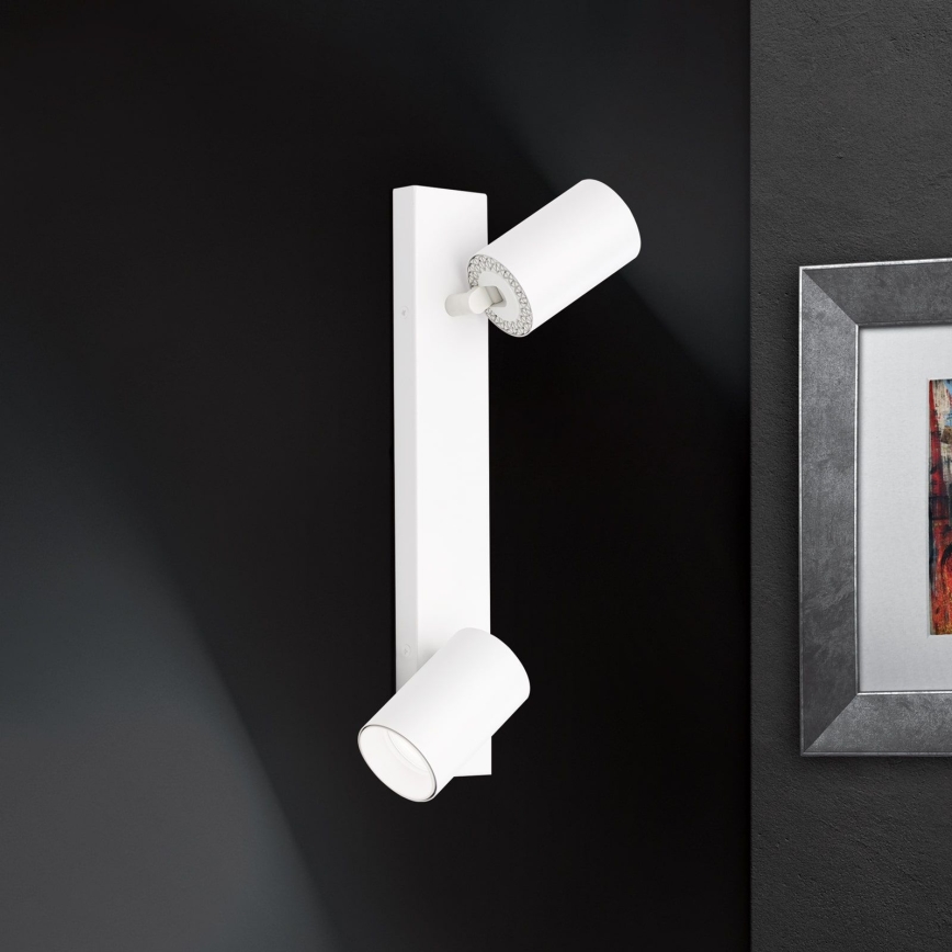 Spotarmatur SEAN 2x GU10/13W/230V vit