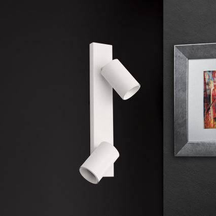 Spotarmatur SEAN 2x GU10/13W/230V vit