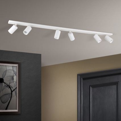 Spotarmatur SEAN 6xGU10/13W/230V vit