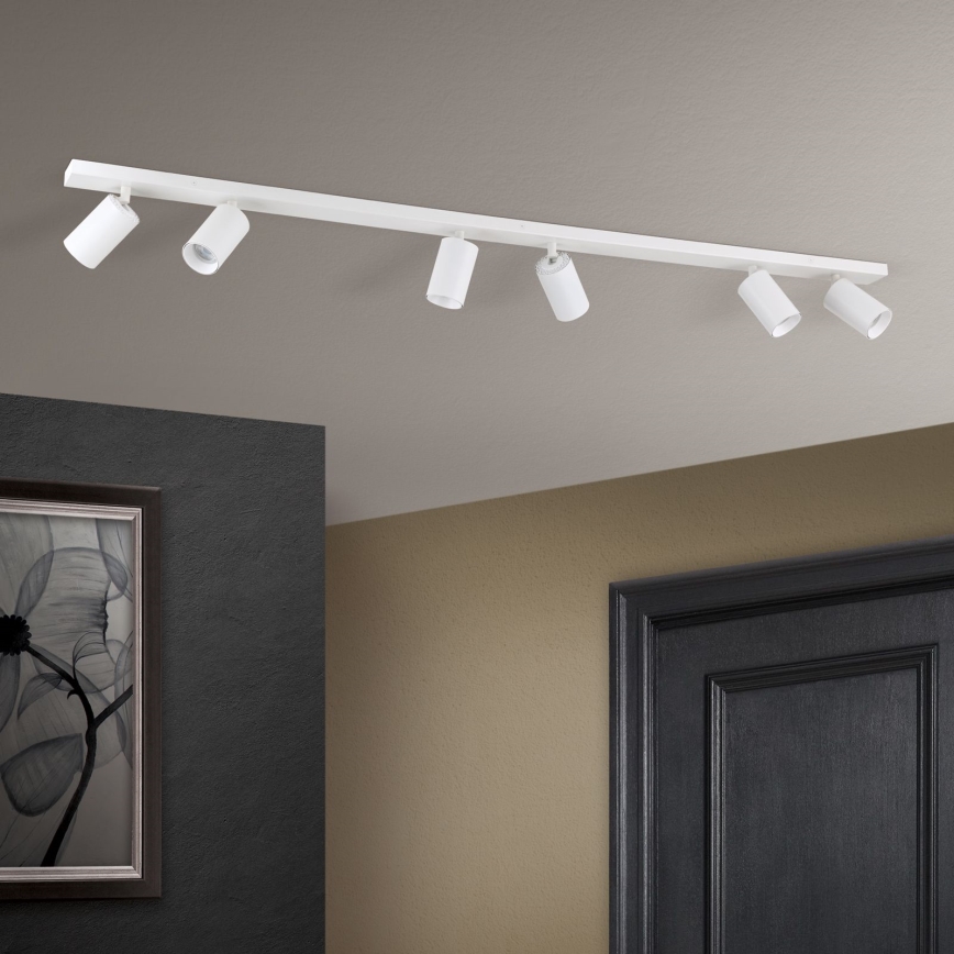 Spotarmatur SEAN 6xGU10/13W/230V vit