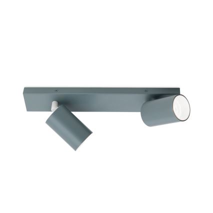 spotlampa PENN 2xGU10/13W/230V grå
