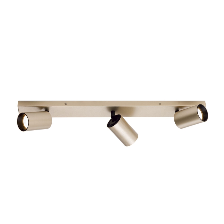 Spotlampa SEAN 3xGU10/13W/230V, guldfinish