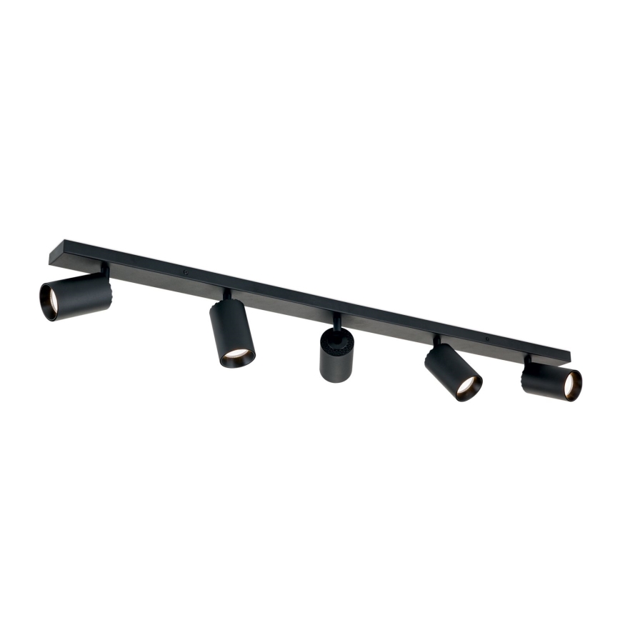 Spotlampa SEAN 5xGU10/13W/230V svart