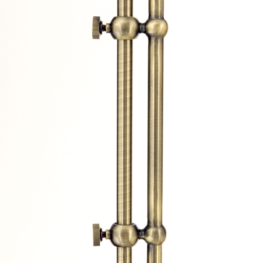 Golvlampa OLD LAMP 1xE27/40W/230V vit/mässing