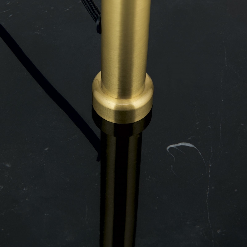 Golvlampa SPARTA 1xE27/40W/230V guld/svart