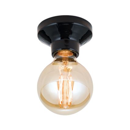 Taklampa FROST 1xE27/60W/230V svart