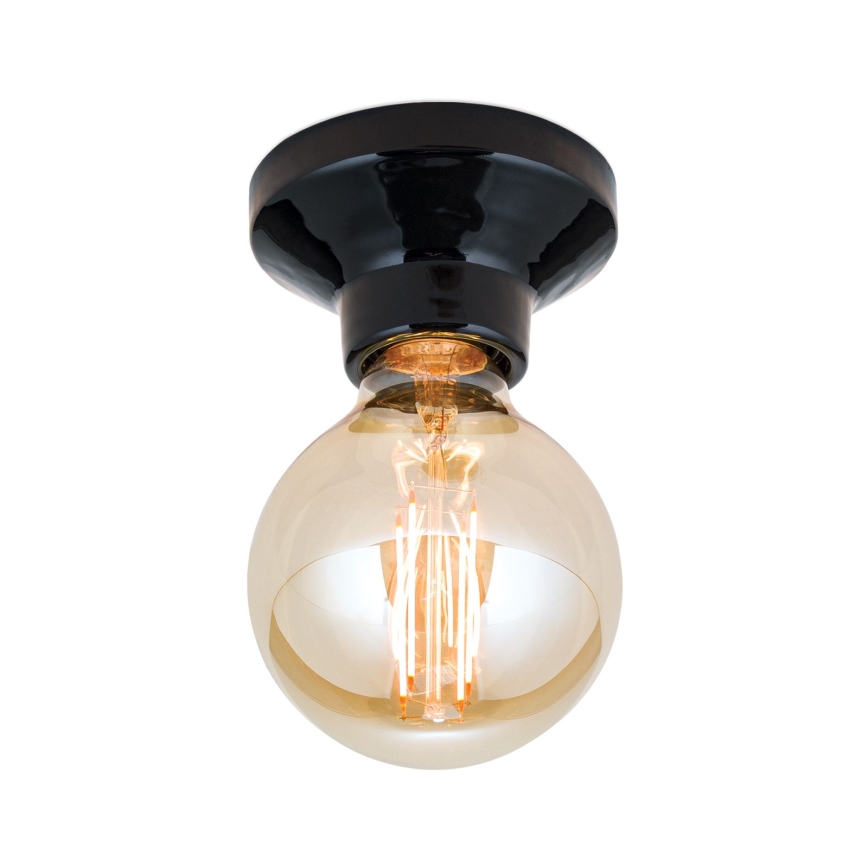 Taklampa FROST 1xE27/60W/230V svart