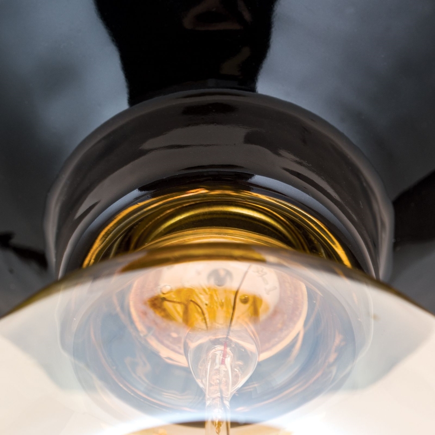 Taklampa FROST 1xE27/60W/230V svart