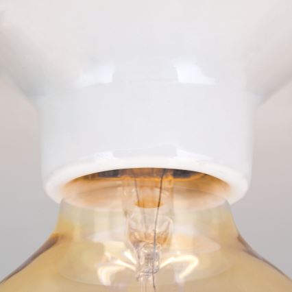 Taklampa FROST 1xE27/60W/230V vit