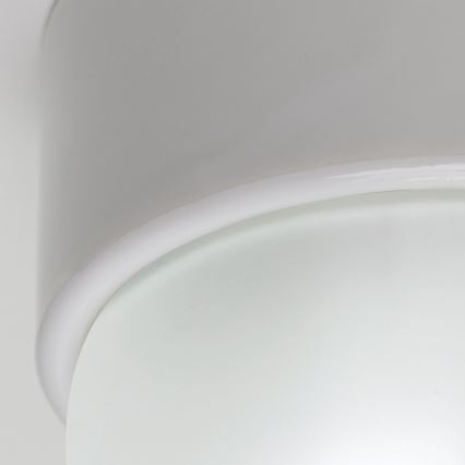 Takarmatur OSTIA 1xE27/40W/230V Ø 9,8 cm vit