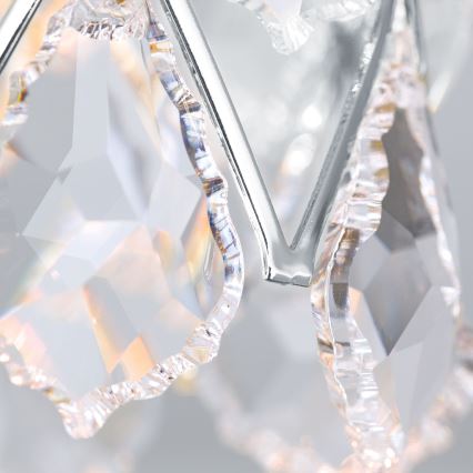 Taklampa RITA 1xG9/40W/230V Ø 9 cm polerad krom