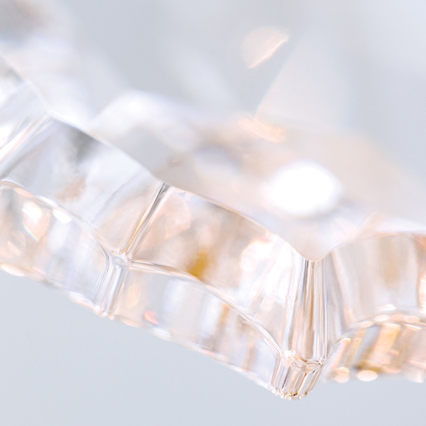 Taklampa RITA 1xG9/40W/230V Ø 9 cm polerad krom