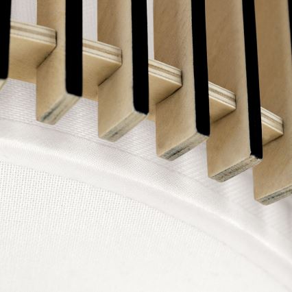 Taklampa TARTA 3xE27/40W/230V Ø 40 cm, beige