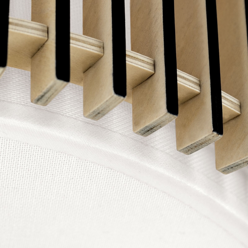 Taklampa TARTA 3xE27/40W/230V Ø 40 cm, beige