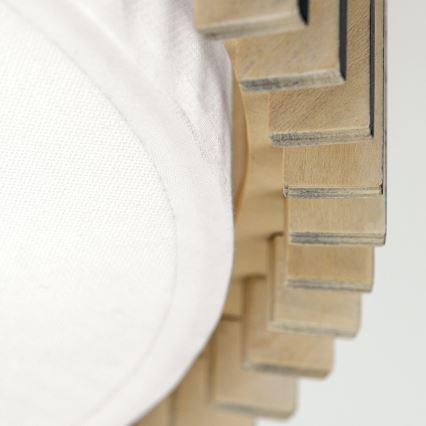 Taklampa TARTA 3xE27/40W/230V Ø 40 cm, beige