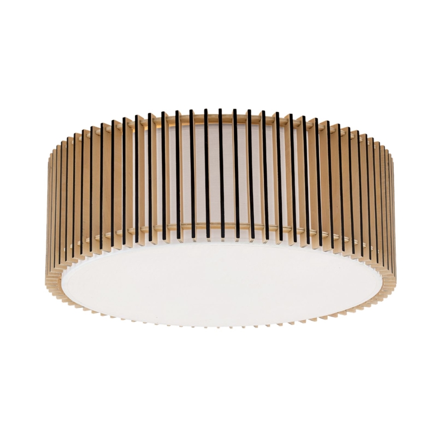 Taklampa TARTA 3xE27/40W/230V, Ø 50 cm, beige