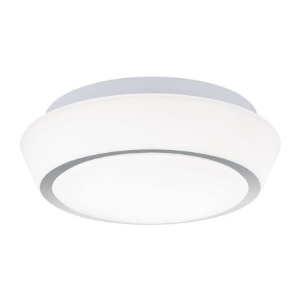 Badrumstaklampa TENA 2xE27/60W/230V Ø 30 cm IP44 vit