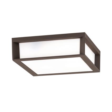 Utomhuslampa HENRY 2xE27/15W/230V IP44 brun